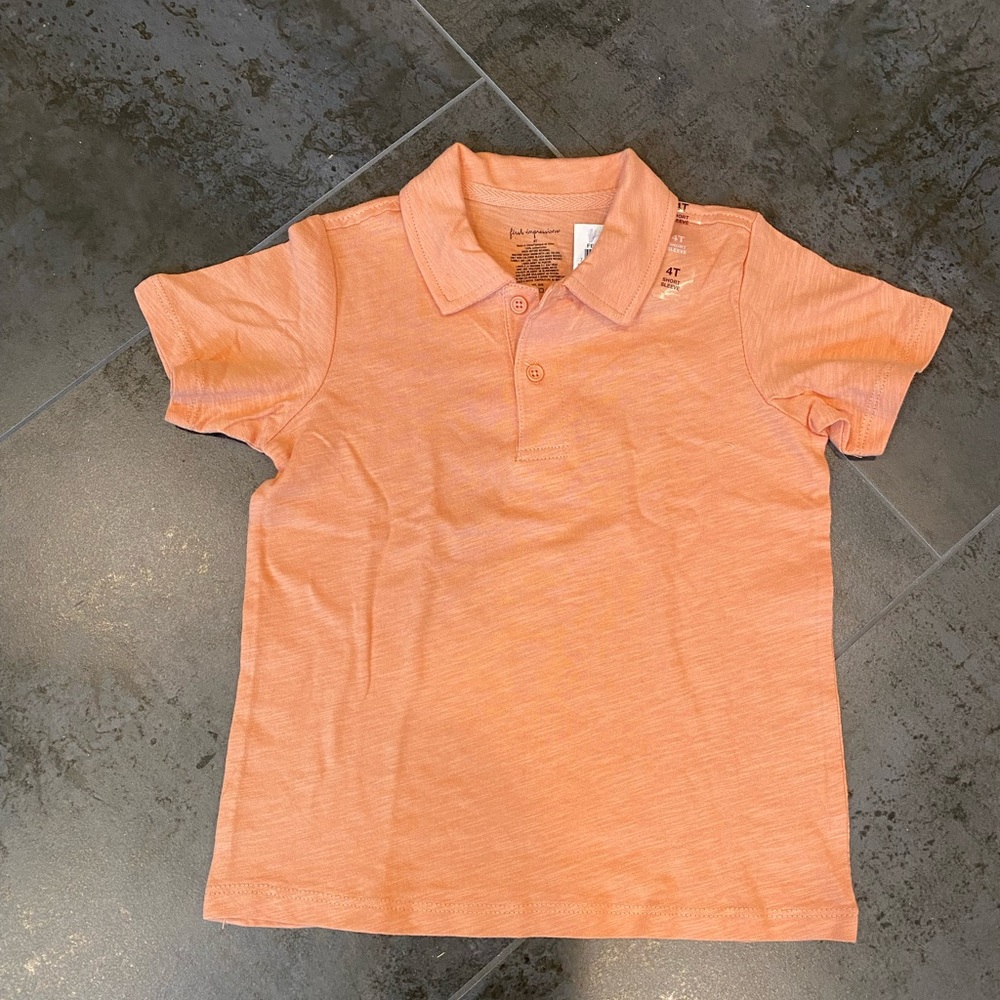 Macy’s First Impressions Short sleeved polo style shirt 4T
